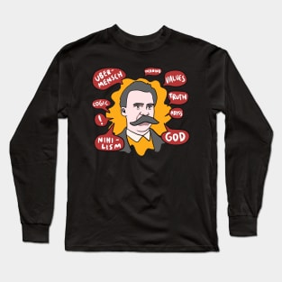 Nietzsche Concepts Long Sleeve T-Shirt